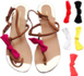 Sandales Carioca Collection à nœud coloré