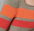 > zoom pull rayures jacquard