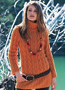 mod�le expliqu� : pull-tunique � col roul�