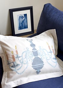 broderie motif chandelier