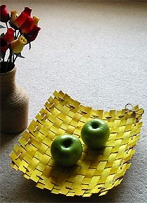 création expliquée :<br>vase d'éclisses à réaliser