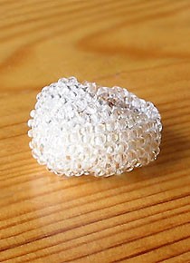 modèle expliqué :<br>bague cabochon