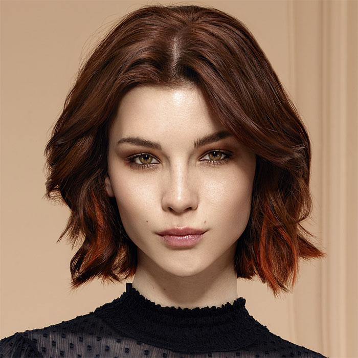 Coiffure cheveux mi-longs - INTERMEDE - tendances automne-hiver 2016-2017.