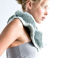 Col en tricot festonné - Explications gratuites Col en tricot festonné - Explications gratuites