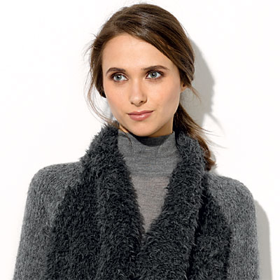 Modèle expliqué gratuit : veste bimatière à tricoter. Modèle expliqué gratuit : veste bimatière à tricoter.