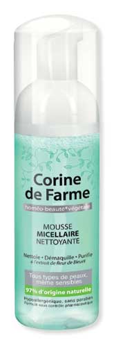 Mousse Micellaire Nettoyante Corine de FARME - Victoires de la Beauté 2016-2017.
