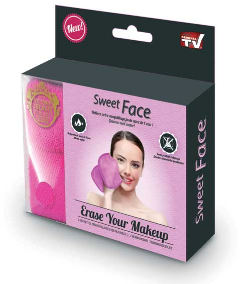 Serviette Démaquillante SWEET FACE - Victoire de la Beauté 2016-2017. Serviette Démaquillante SWEET FACE - Victoire de la Beauté 2016-2017.