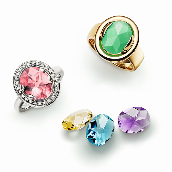 Bague Poiray et les pierres fines taillées en "Poiray cut" Bague Poiray et les pierres fines taillées en "Poiray cut"