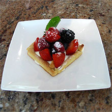 Sablé aux fruits rouges (D.R.) Sablé aux fruits rouges (D.R.)