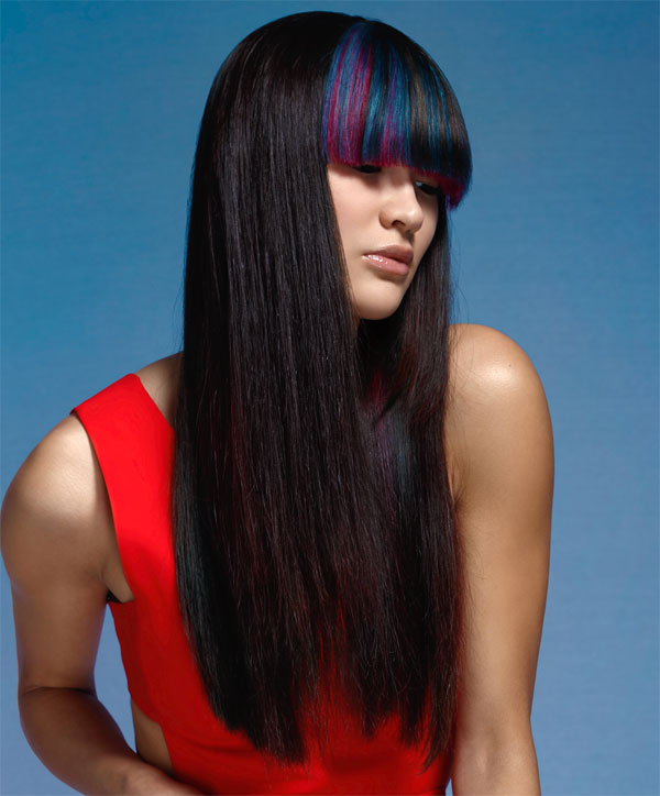 Cheveux raides et longs - Coiffure Eric MAURICE - Printemps-été 2017. Cheveux raides et longs - Coiffure Eric MAURICE - Printemps-été 2017.