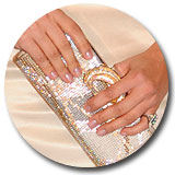 Minaudière SWAROVSKI vintage portée par Jennifer Lopez. Minaudière SWAROVSKI vintage portée par Jennifer Lopez.