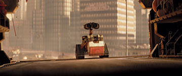 Wall.E, sur sur terre mais toujours actif et autonome Wall.E, sur sur terre mais toujours actif et autonome