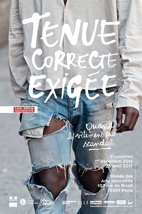 Exposition du Musée des Arts décoratifs à Paris : Tenue correcte exigée, quand le vêtement fait scandale. Exposition du Musée des Arts décoratifs à Paris : Tenue correcte exigée, quand le vêtement fait scandale.