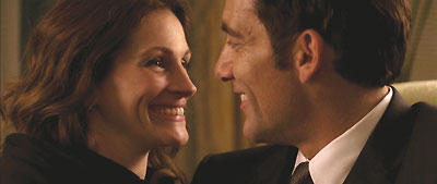 Julia Roberts et Clive Owen, dans Duplicity de Tony Gilroy Julia Roberts et Clive Owen, dans Duplicity de Tony Gilroy