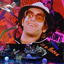 le décor du spectacle 'TheRed Piano' de Sir Elton John à Las Vegas