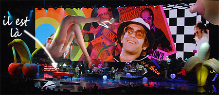Elton John à Las Vegas pour la dernière représentation de son spectacle 'TheRed Piano'