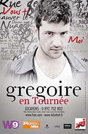 affiche du spectacle de Grégoire