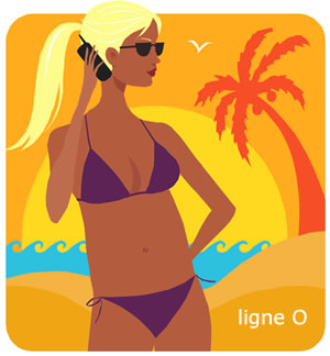 silhouette ligne O silhouette ligne O