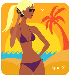 silhouette ligne X silhouette ligne X