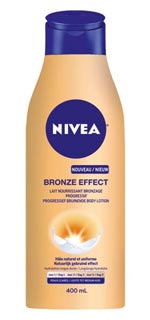 Lait nourrissant bronzage progressif Bronze Effect de NIVEA.