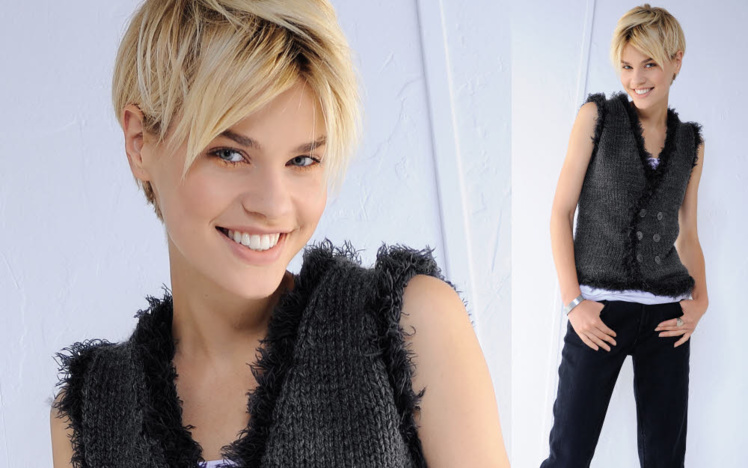 Modèle expliqué gratuit : Gilet féminin sans manches. Modèle expliqué gratuit : Gilet féminin sans manches.