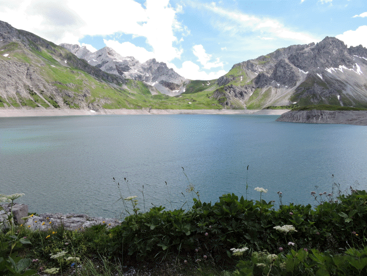 Les bords du lac Lünersee © ABCfeminin.com.