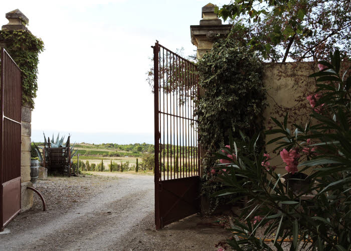 Le Minervois, depuis le Domaine d'Hôtes Château Le Vergel-Authenac à Ginestas.