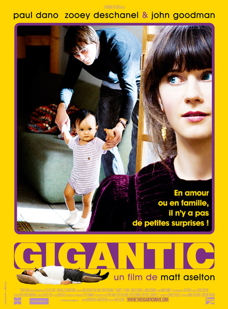 Affiche de Gigantic de Matt Asselton avec Paul Dano et Zooey Deschanel