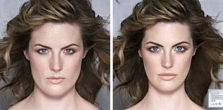 Les canons de la beauté retouchée Les canons de la beauté retouchée
