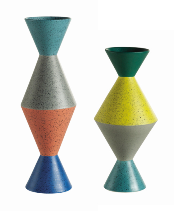 Cadeau thème DESIGN - Vases collection "Totem" Roche-Bobois.