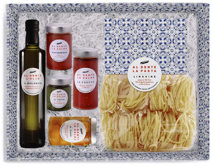 Cadeau thème 'MONDE' - Coffret Al Dente La Salsa. Cadeau thème 'MONDE' - Coffret Al Dente La Salsa.