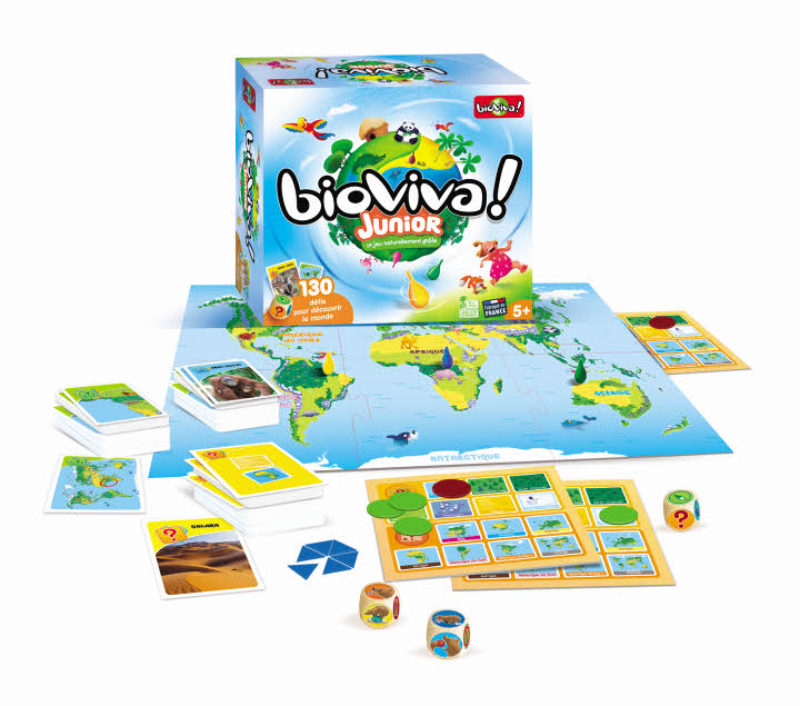 Cadeau thème 'MONDE' - Jeu bio Viva Junior. Cadeau thème 'MONDE' - Jeu bio Viva Junior.