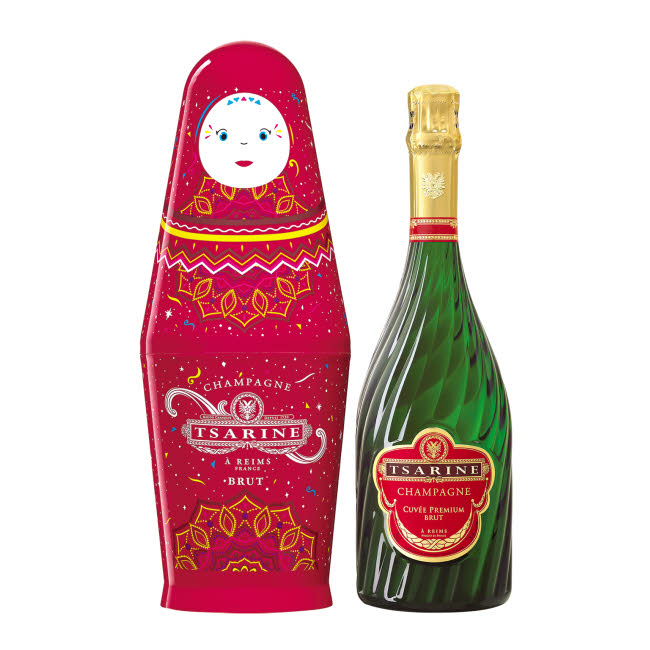 Cadeau thème 'MONDE' - Champagne Tsarine. Cadeau thème 'MONDE' - Champagne Tsarine.