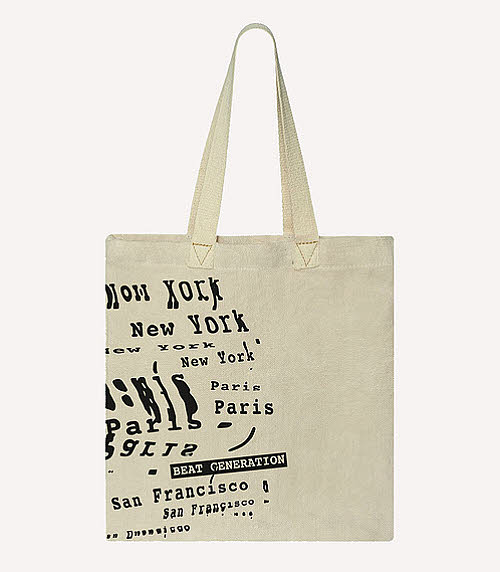 Cadeau thème 'MONDE' - Tote bag 'Beat generation' Centre Pompidou. Cadeau thème 'MONDE' - Tote bag 'Beat generation' Centre Pompidou.