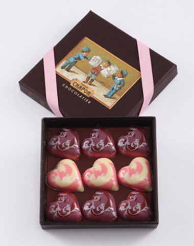 Boîte de chocolats 'Arabesque' de Chapon Boîte de chocolats 'Arabesque' de Chapon