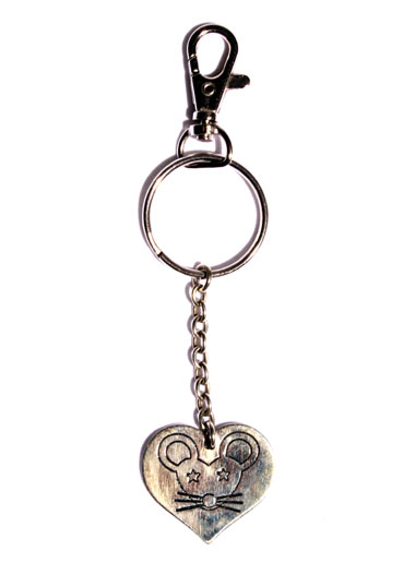 Porte-Clé Coeur de Souris Christa Garden Porte-Clé Coeur de Souris Christa Garden