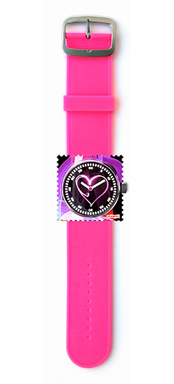 Montre Stamps modèle 'coeur' Montre Stamps modèle 'coeur'