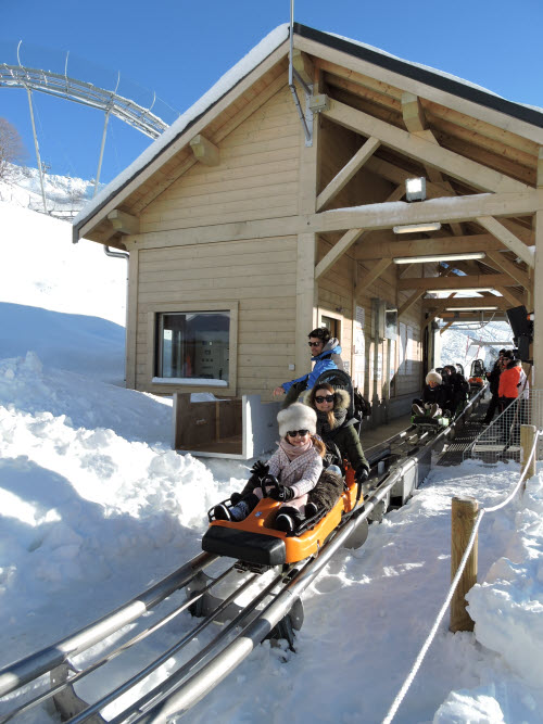 La luge sur rails "La Comète" à Saint François Longchamp © ABCfeminin.com.