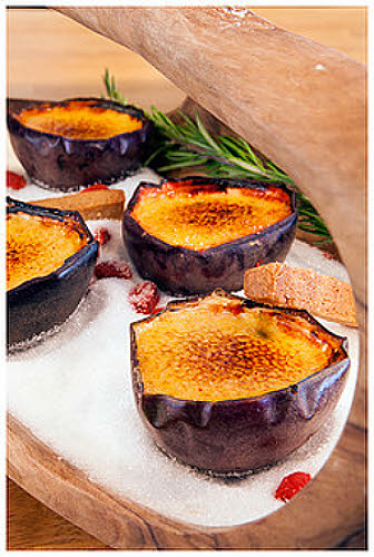 Recette du chef Julien Duboué : crème brûlée passion au chocolat Recette du chef Julien Duboué : crème brûlée passion au chocolat