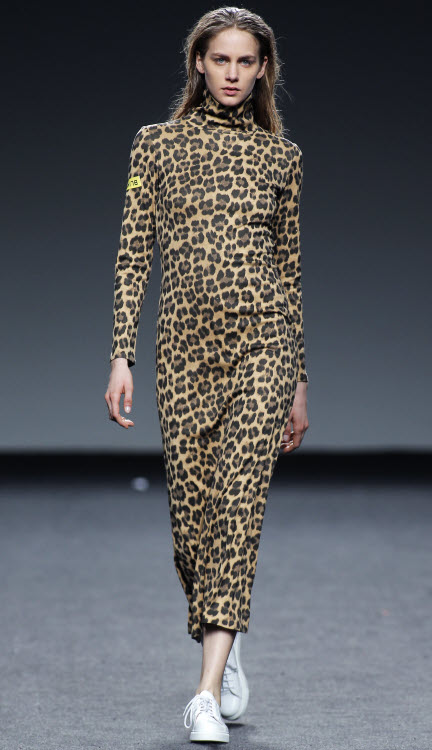 Imprimé léopard : robe Blik VANDER - Hiver 2018.