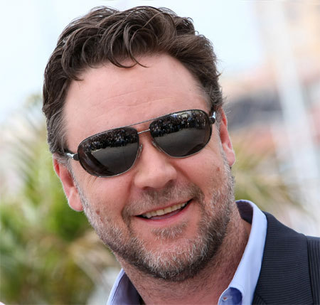 Russel Crowe au Festival de Cannes 2010.