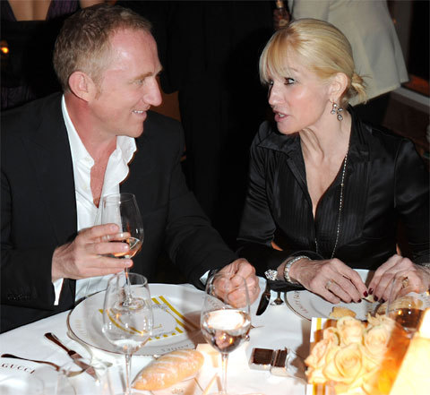 Ellen Barkin et Francois-Henri Pinault au Festival de Cannes 2010