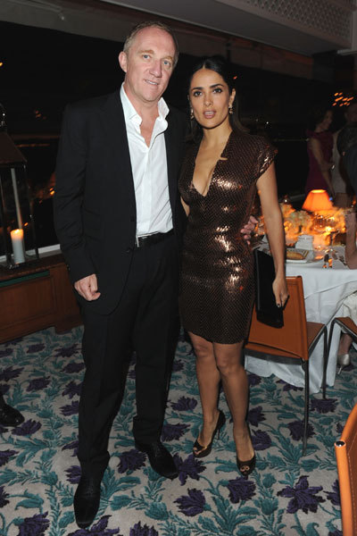 Francois-Henri Pinault et Salma Hayek au Festival de Cannes 2010