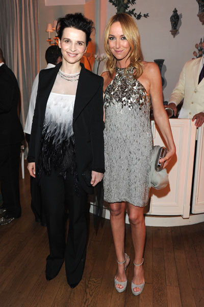 Juliette Binoche et Frida Giannini Juliette Binoche et Frida Giannini