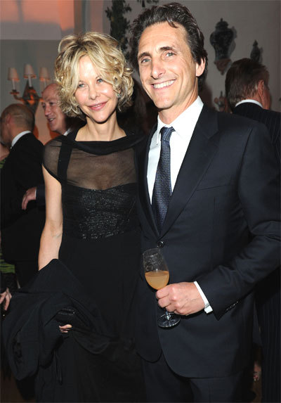 Meg Ryan et Lawrence Bender Meg Ryan et Lawrence Bender