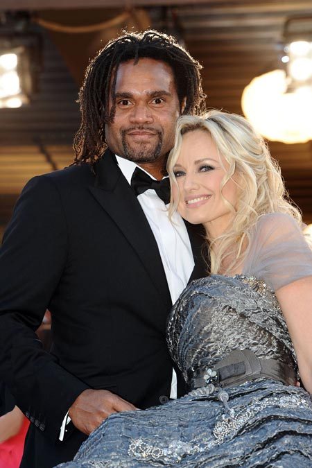 Adriana et Christian Karembeu au Festival de Cannes 2010