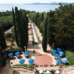 Jardins en terrasses au Club Vacanciel des Issambres