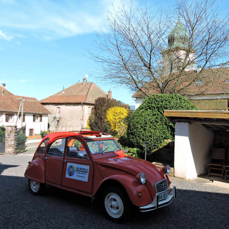 Une des 2 CV de la Haute Bruche © Droits réservés. Une des 2 CV de la Haute Bruche © Droits réservés.