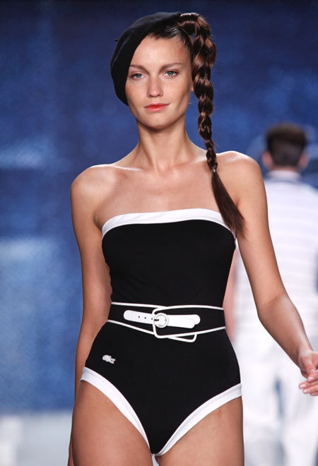 Maillot de bain bustier Lacoste Maillot de bain bustier Lacoste