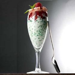 coupe de mousse perlée aux fruits coupe de mousse perlée aux fruits